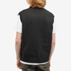 WTAPS Men's Ditch Knitted Vest in Black