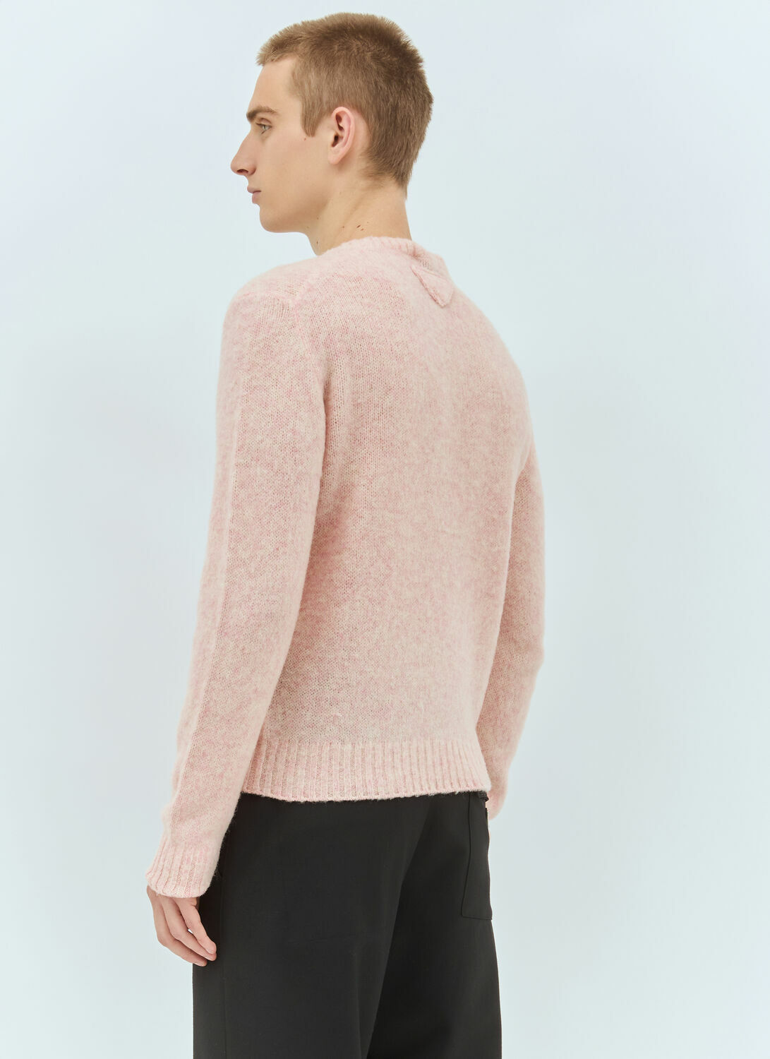 Prada Shetland Wool Crewneck Sweater