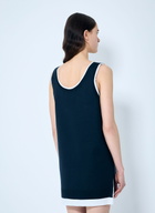 Miu Miu Knit And Poplin Mini Dress