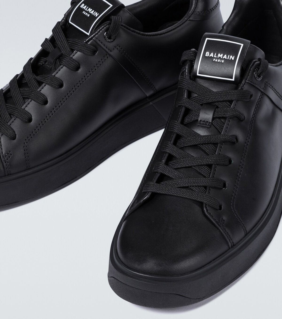 Balmain B-Court Leather Sneakers Balmain