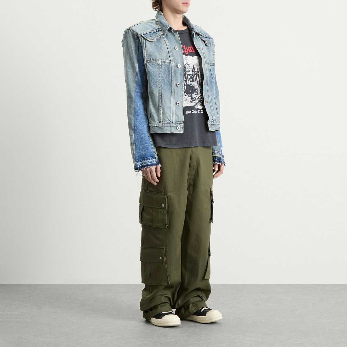 Gallery Dept Men's Ford Trucker Jacket in Lt Wash Indigo