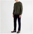 Anderson & Sheppard - Ribbed Cashmere Sweater - Green