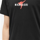 Maharishi Men's Invisible Warrior T-Shirt in Black