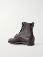 Edward Green - Galway Cap-Toe Leather Boots - Brown