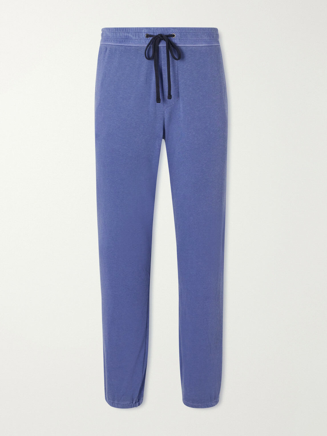 James Perse - Loopback Supima Cotton-Jersey Sweatpants - Blue