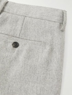 NN07 - Bill 1630 Tapered Wool-Blend Trousers - Gray