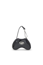 Diesel Glossy bag charm with mirror - Charms and Keyrings Womens in Black
