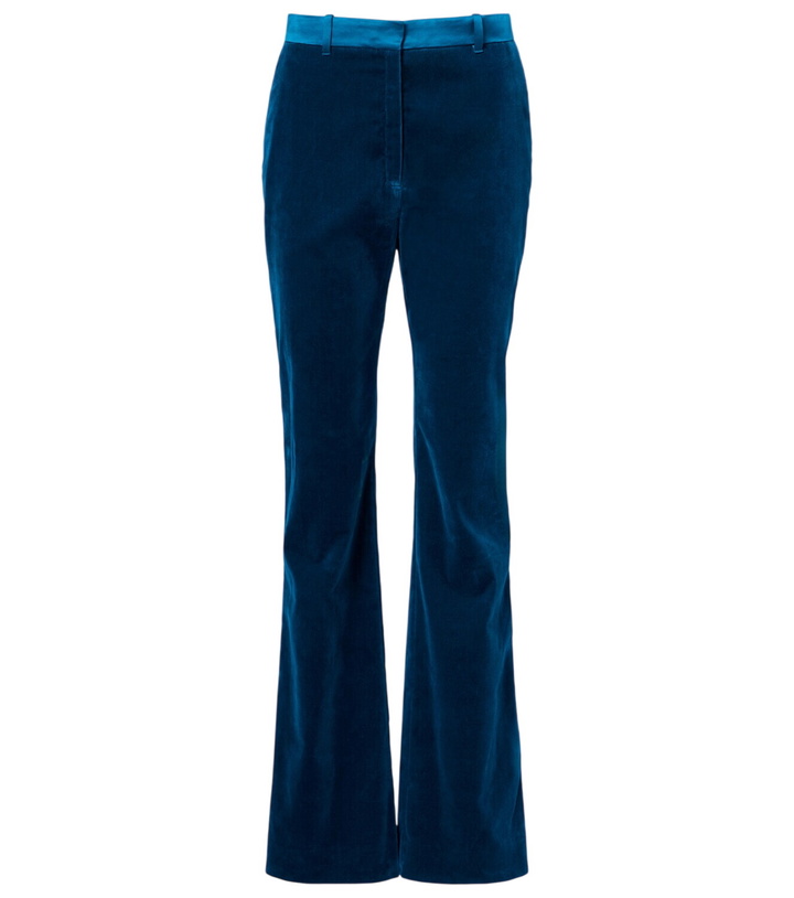 Photo: Rabanne Cotton-blend velvet flared pants