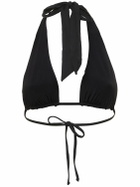 WEWOREWHAT Self-tie Triangle Bikini Top