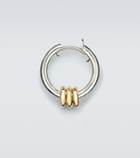 Spinelli Kilcollin Nevine Max sterling silver and 18kt gold single hoop earring
