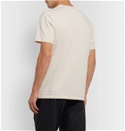 Café Kitsuné - Slim-Fit Logo-Print Cotton-Jersey T-Shirt - Neutrals