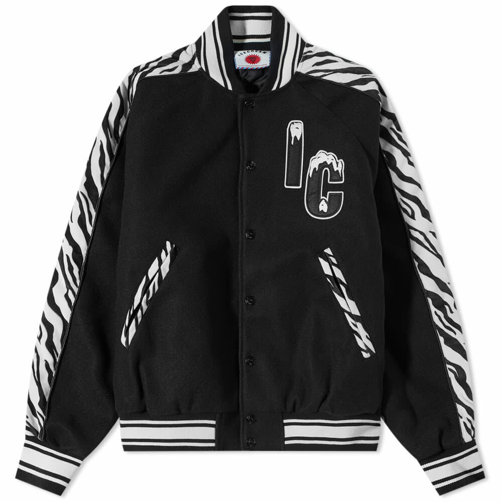 ICECREAM Zebra Varsity Jacket ICECREAM