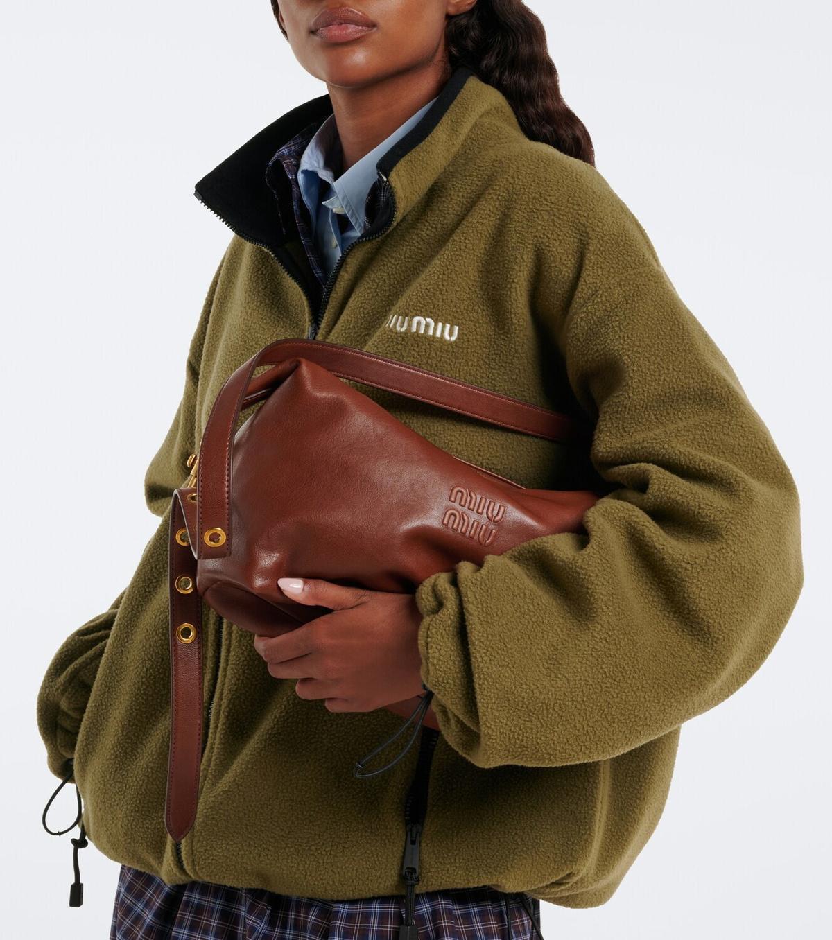 Miu Miu Spirit leather shoulder bag