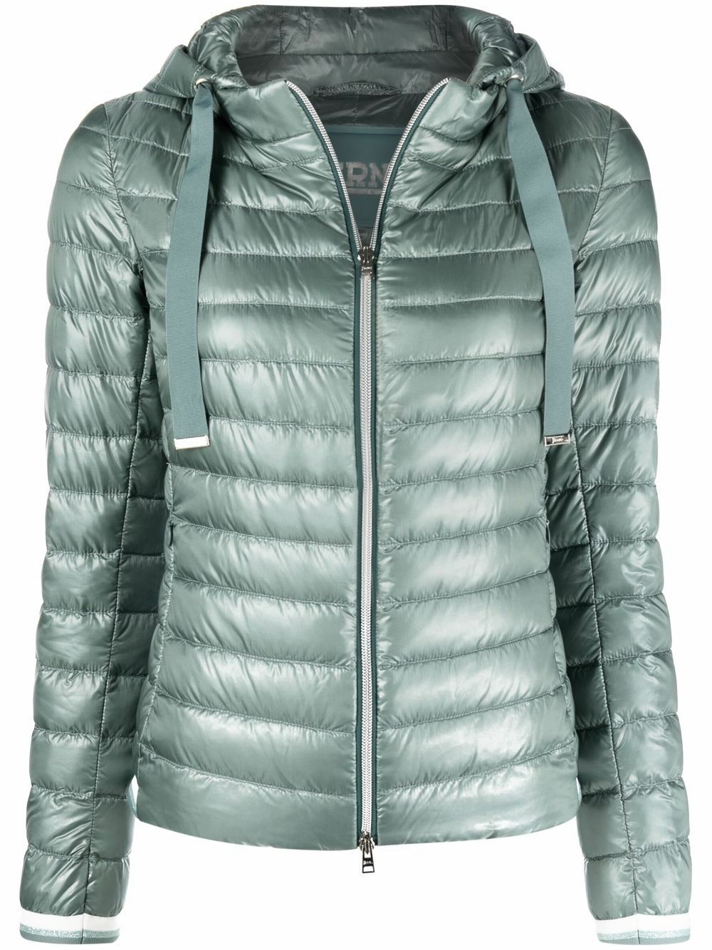 HERNO - Nylon Ultralight Hooded Down Jacket Herno