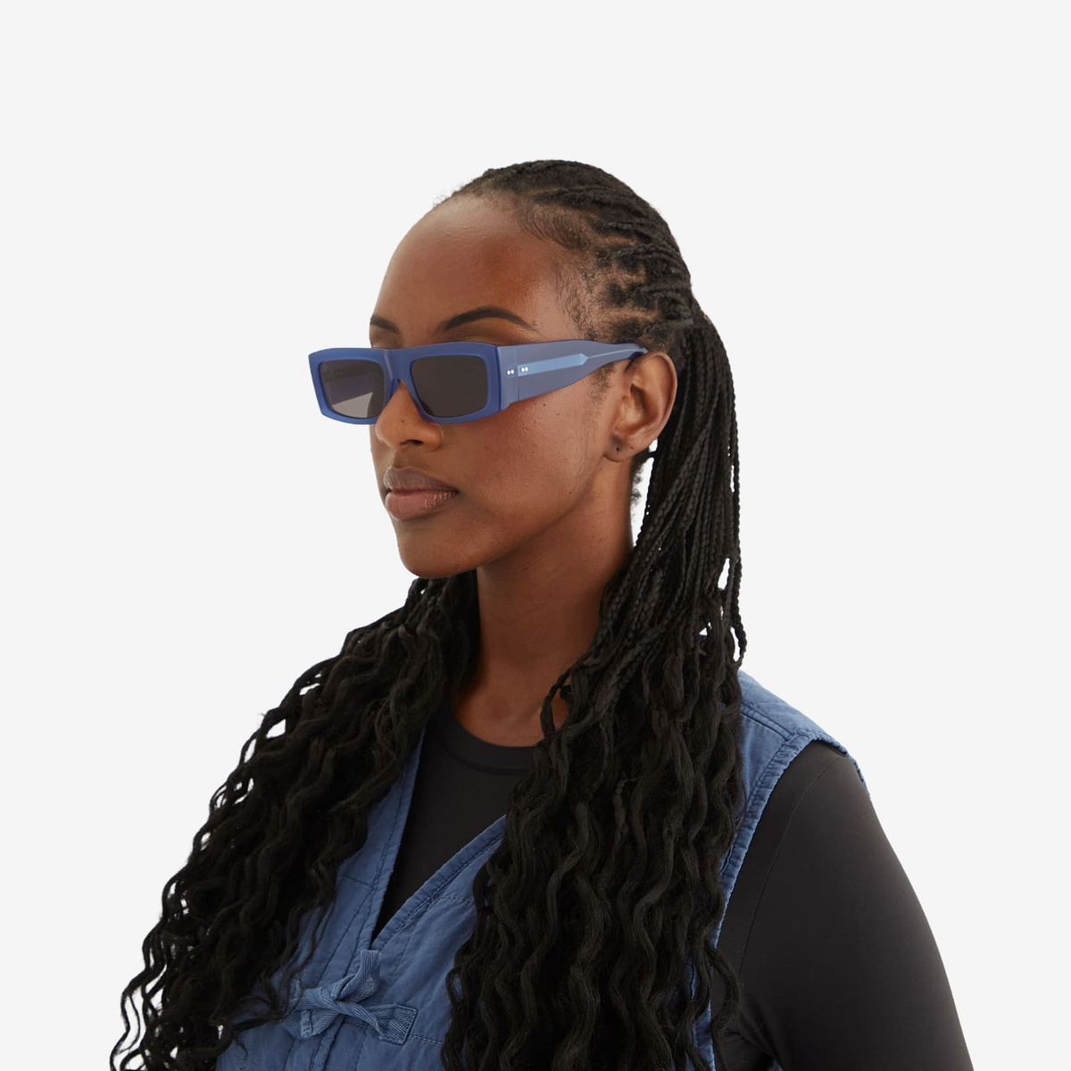 Cubitts x YMC Akira Sunglasses in Oxford Blue 