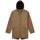 Rains Men's Long Jacket in Wood