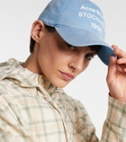 Acne Studios Logo cotton twill baseball cap