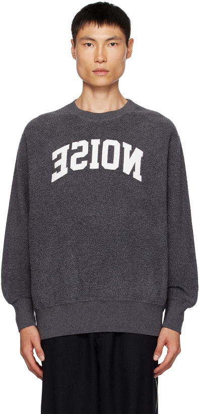 Photo: UNDERCOVER Gray Appliqué Sweatshirt