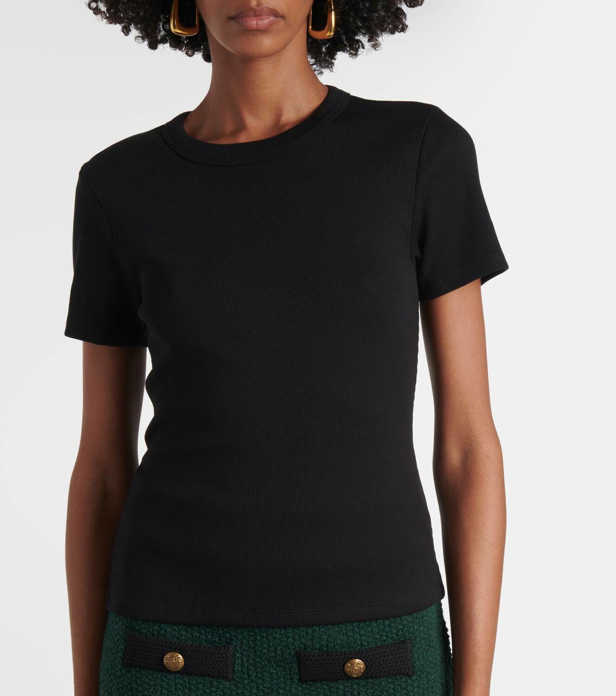 Veronica Beard Pruitt cotton-blend jersey T-shirt