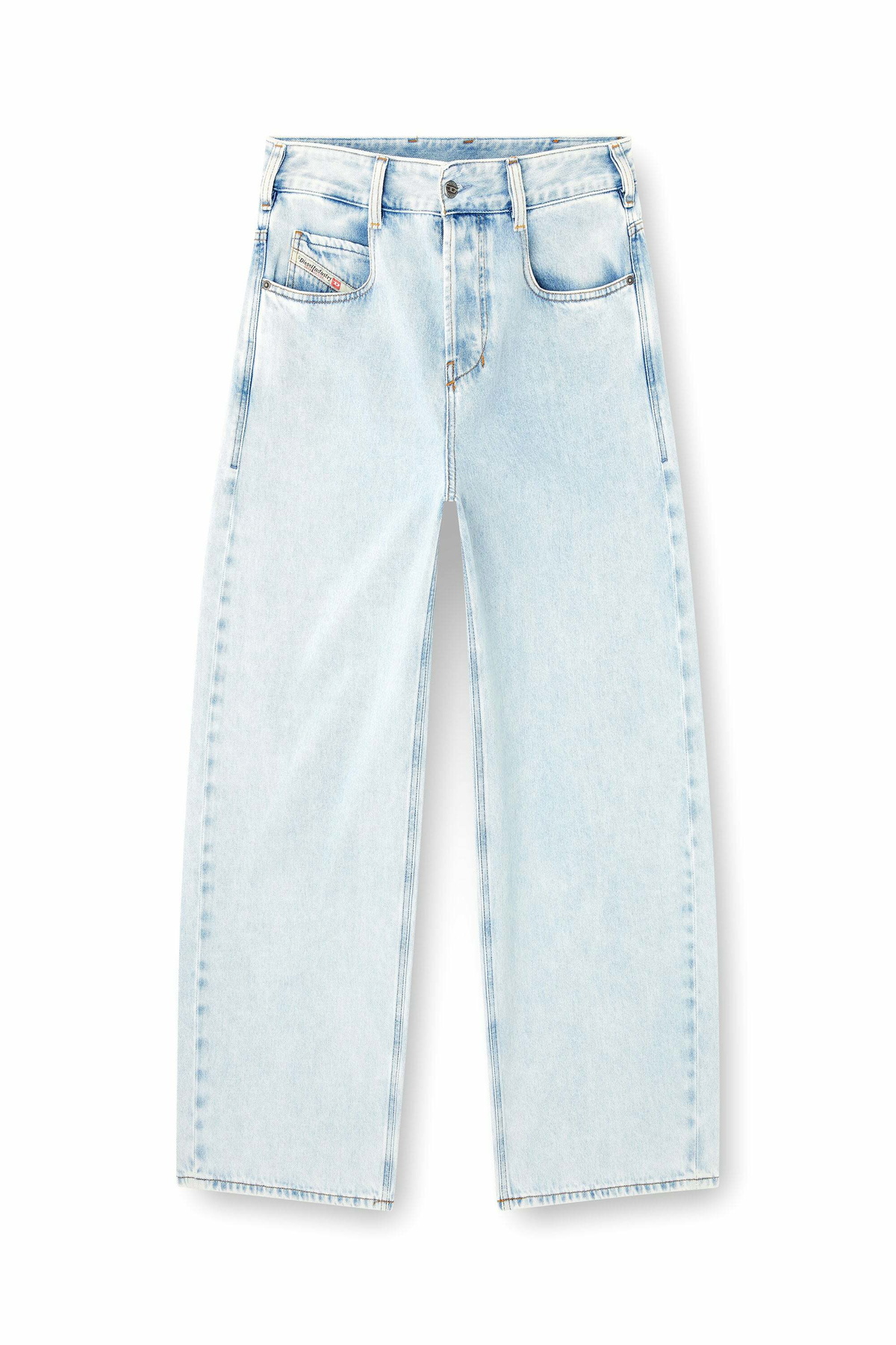 Diesel Relaxed Jeans Regular Waist 1997 D-Enim-M, Light blue, Button fly