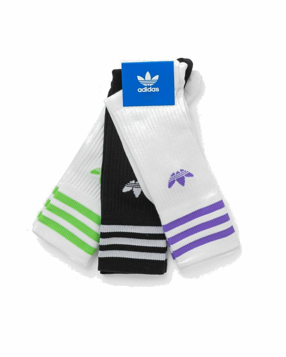 Photo: Adidas Solid Crew Sock Multi - Mens - Socks