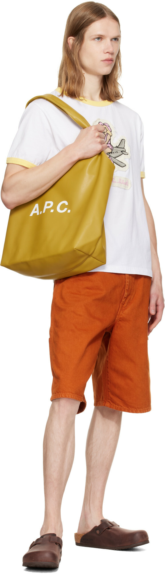 A.P.C. Khaki Ninon Tote