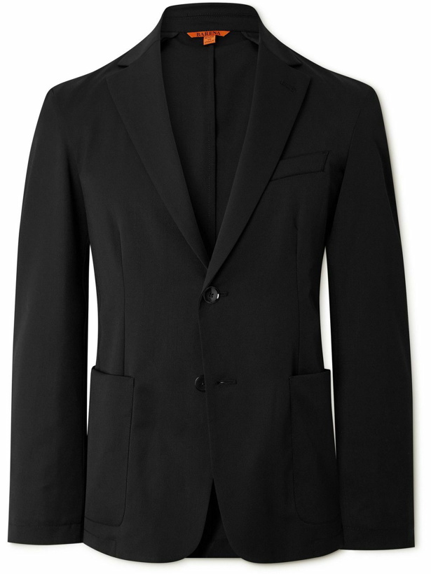 Photo: Barena - Borgo Virgin Wool-Blend Gabardine Suit Jacket - Black