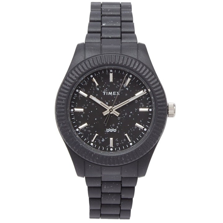 Photo: Timex Men's Waterbury Ocean Plastic Watch in Black