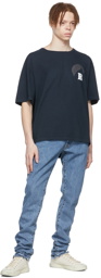 Rhude Black Cotton T-Shirt