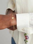 Foundrae - Reverie Stationary 18-Karat Gold Diamond Bracelet - Gold