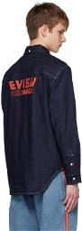 Evisu Indigo Multi-Pocket Shirt
