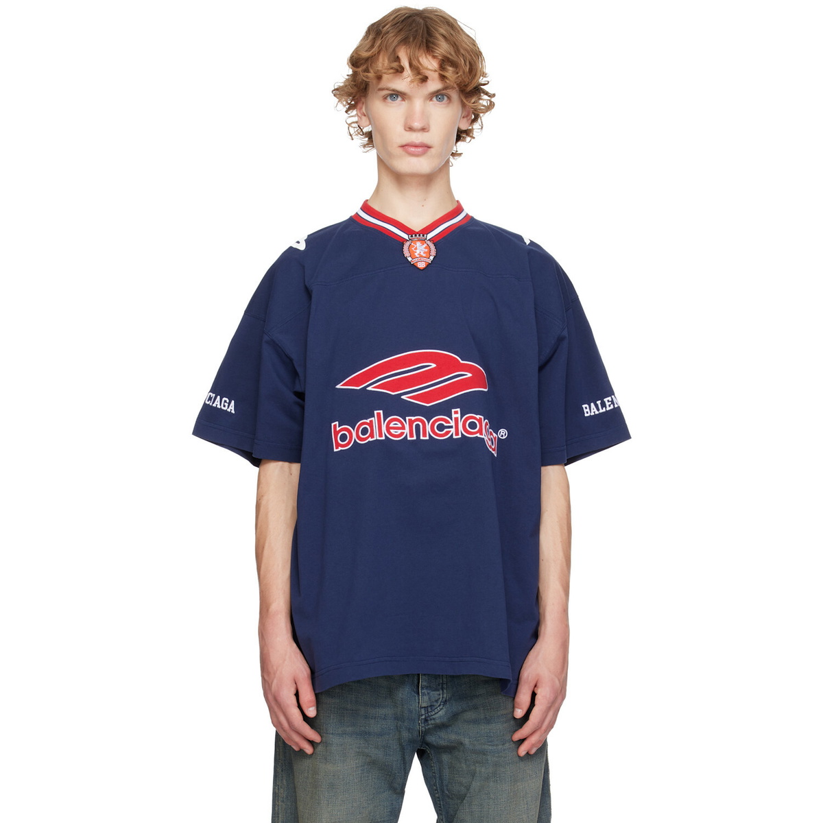 Balenciaga Black I Love Techno T-Shirt Balenciaga