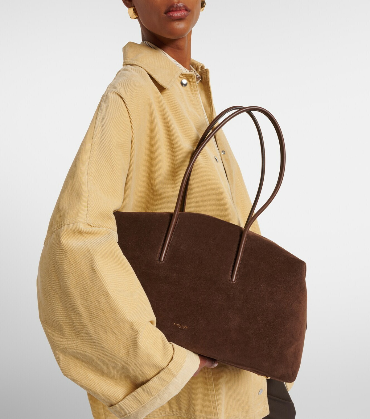 DeMellier Stockholm Large suede tote bag