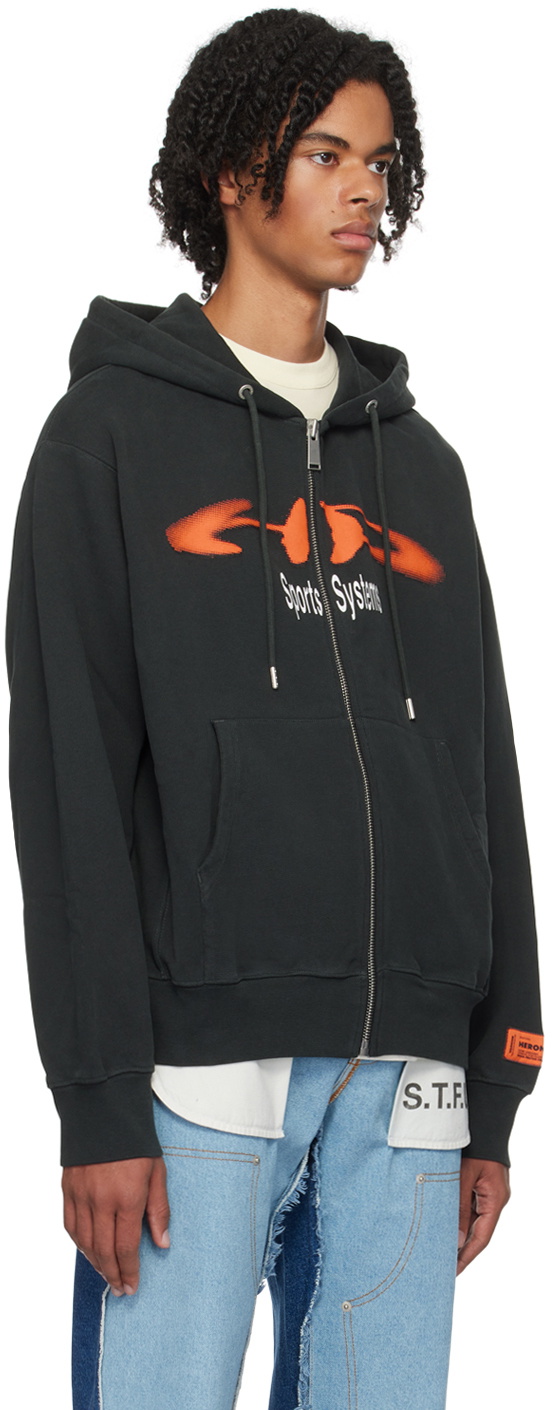 Heron hoodie outlet black