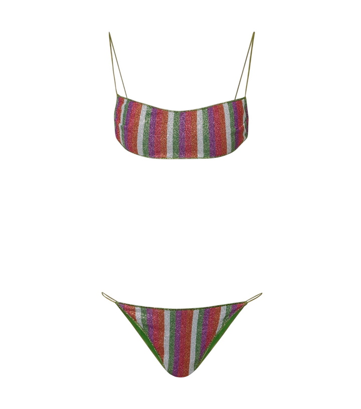 Photo: Oséree Lumière striped bikini