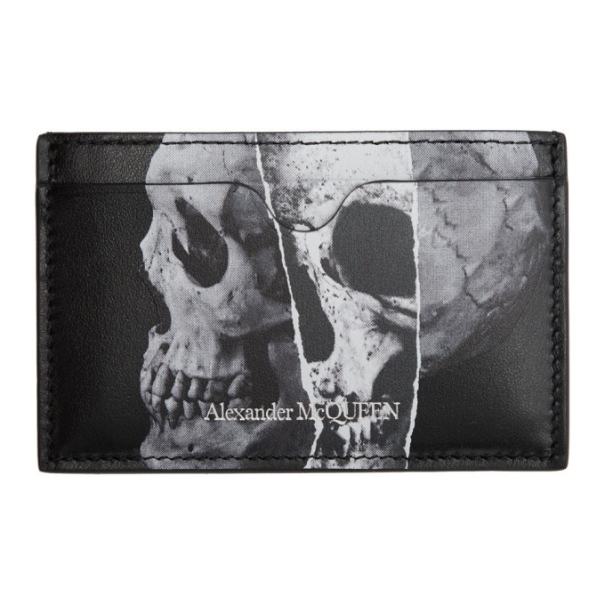 Photo: Alexander McQueen Black Torn Skull Card Holder