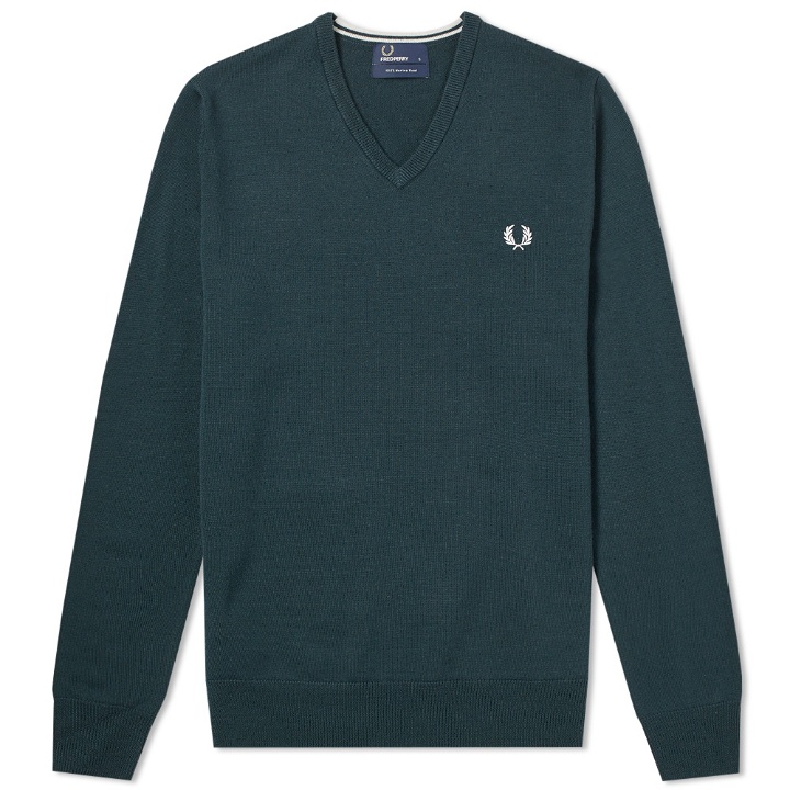 Photo: Fred Perry Classic V Neck Knit