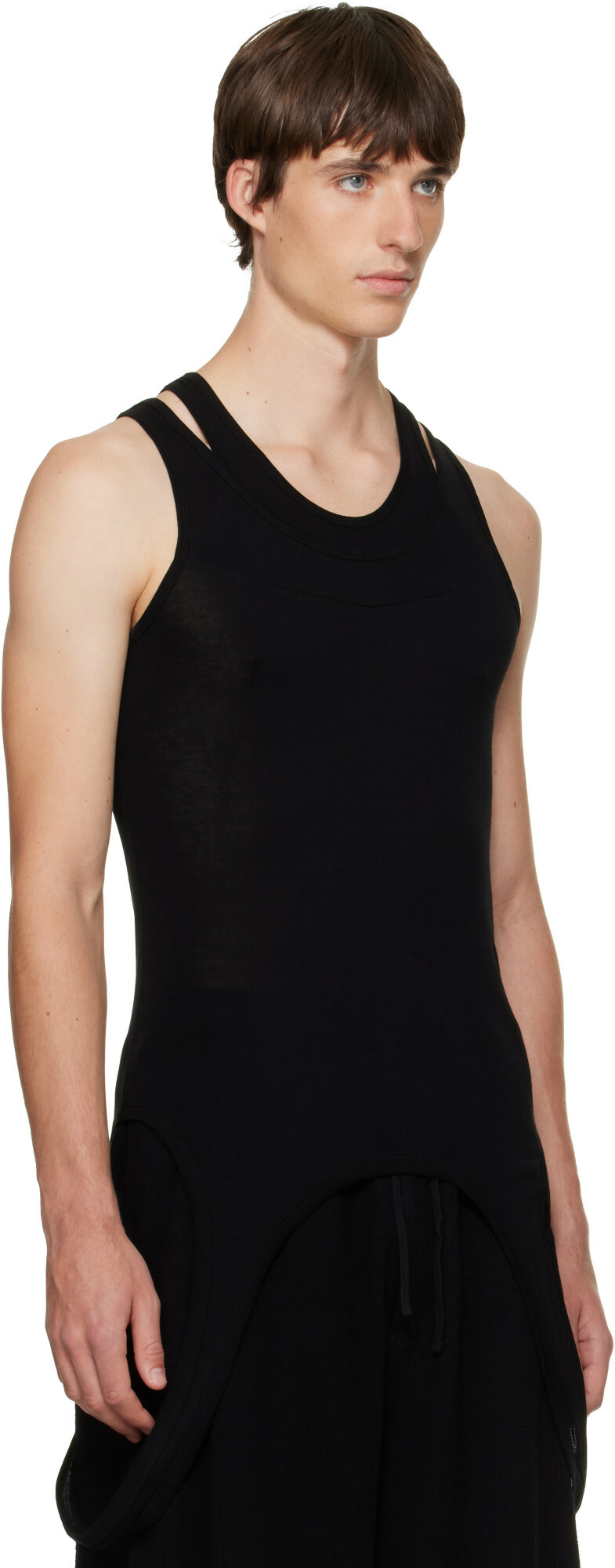 Julius Black Droid Tank Top