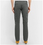 PS by Paul Smith - Anthracite Slim-Fit Brushed Cotton-Blend Twill Chinos - Gray