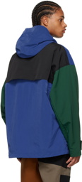 JW Anderson Blue & Green Colorblock Jacket