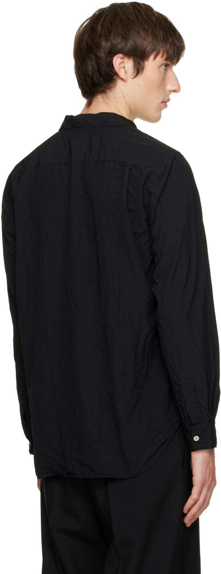 Comme des Garçons Homme Plus Black Broad Thick Shirt