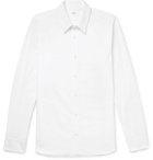 Mr P. - White Slim-Fit Cotton-Poplin Shirt - Men - White