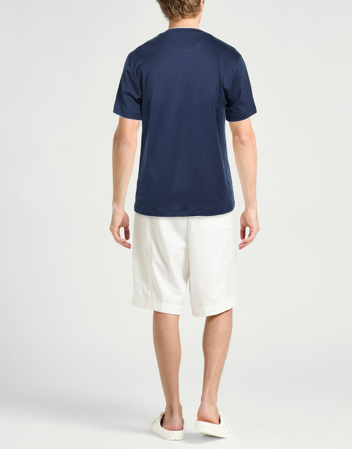 Eleventy Platinum Mens T-shirt in Navy