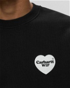 Carhartt Wip Heart Bandana Sweat Black - Mens - Sweatshirts