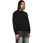 Dime Black Cursive Small Logo Crewneck Sweatshirt