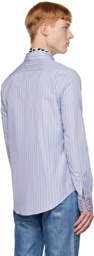 Coperni Blue Tie-Detail Shirt