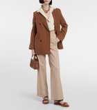 Max Mara - Diana leather flat sandals