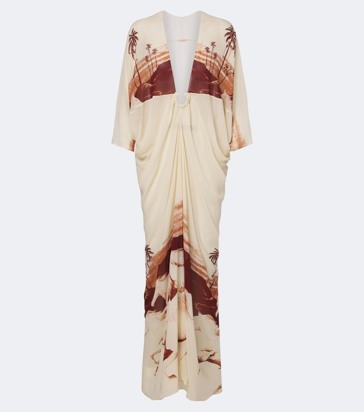 Johanna Ortiz Printed georgette kaftan