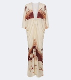 Johanna Ortiz Printed georgette kaftan