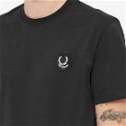 Fred Perry x Raf Simons Wreath T-Shirt in Black